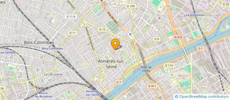 localisation de l'entreprise BRODEM PARIS à ASNIERES-SUR-SEINE