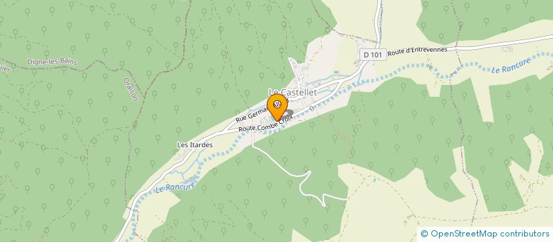 localisation de l'entreprise BRODERIE CONCEPT à LE CASTELLET