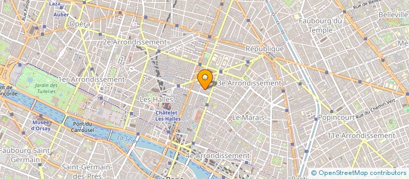 localisation de l'entreprise BRODERIE MANUELLE ET INFORMATISEE à PARIS