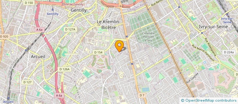 localisation de l'entreprise BRODEUSES KREMLINOISES à LE KREMLIN-BICETRE