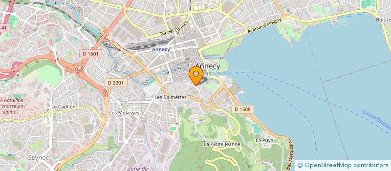 localisation de l'entreprise BRODI DECOR & RENOVATION à ANNECY
