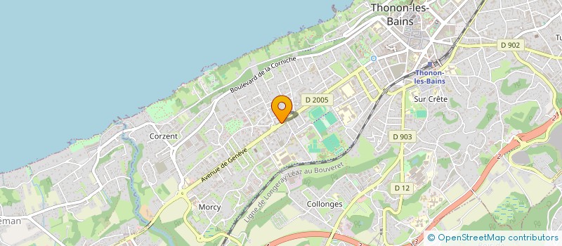 localisation de l'entreprise BRODOT à THONON-LES-BAINS