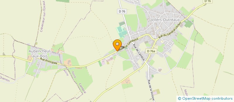 localisation de l'entreprise BRODPOT  VILLERS-OUTREAUX