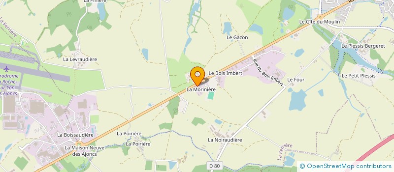localisation de l'entreprise BRODU à LA FERRIERE