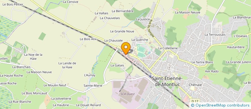 localisation de l'entreprise BRODU BATISERVICE à SAINT-ETIENNE-DE-MONTLUC