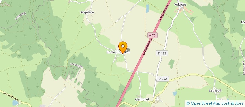 localisation de l'entreprise BRODZA  LORLANGES