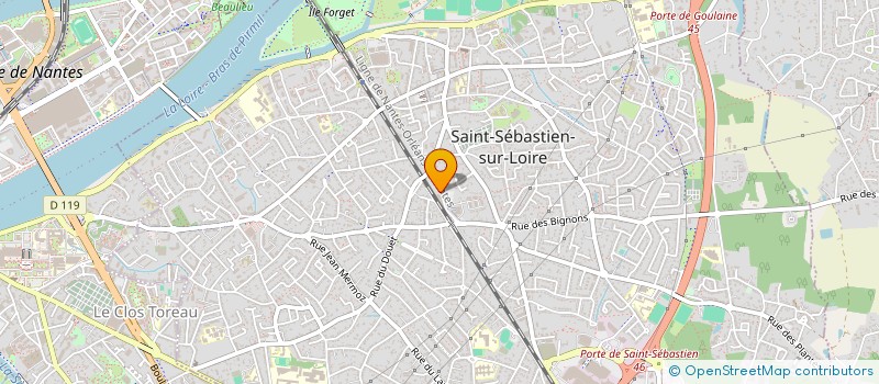 localisation de l'entreprise BROFIMAT  SAINT-SEBASTIEN-SUR-LOIRE