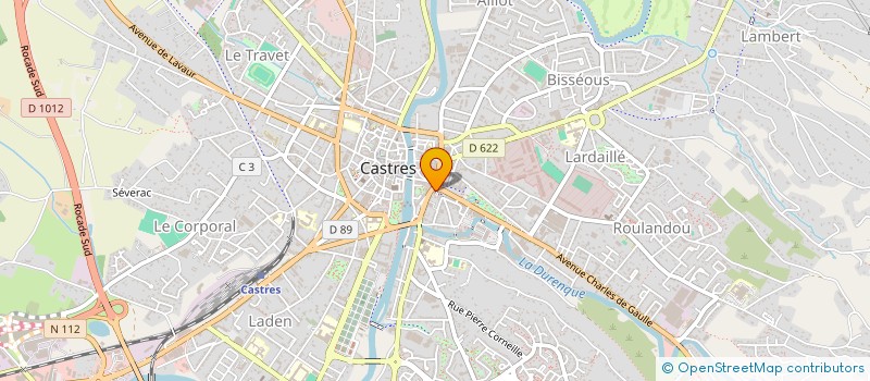 localisation de l'entreprise BROFOOD  CASTRES