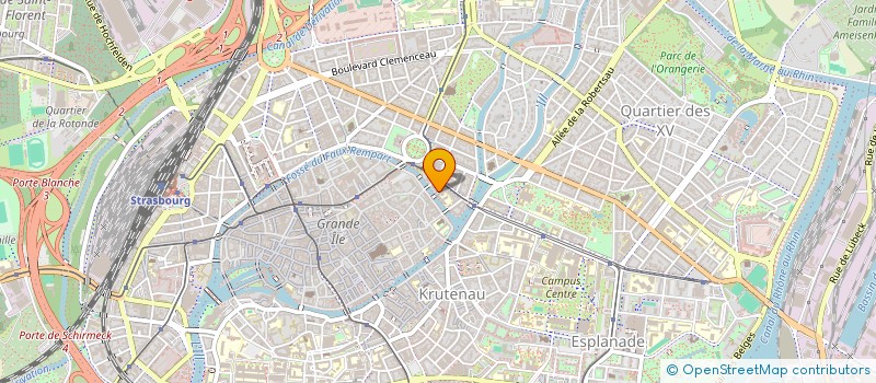 localisation de l'entreprise BROG à STRASBOURG
