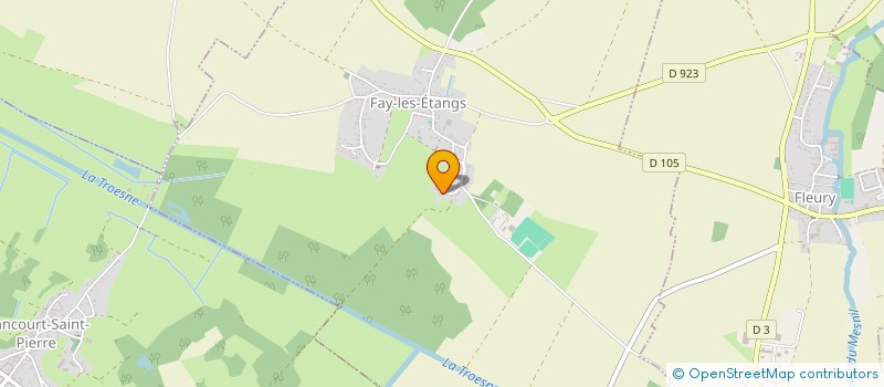 localisation de l'entreprise BROGGIO DECO  FAY-LES-ETANGS