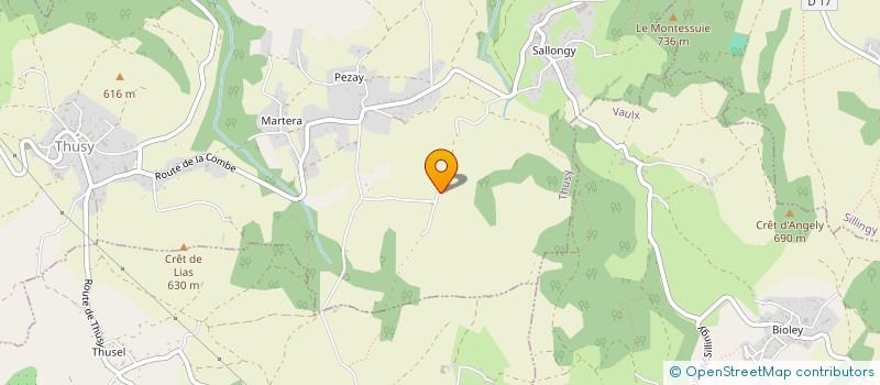 localisation de l'entreprise BROGNY INVESTISSEMENT SARL  SAINT-EUSEBE