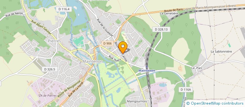 localisation de l'entreprise BROGOGNONI à MAINTENON