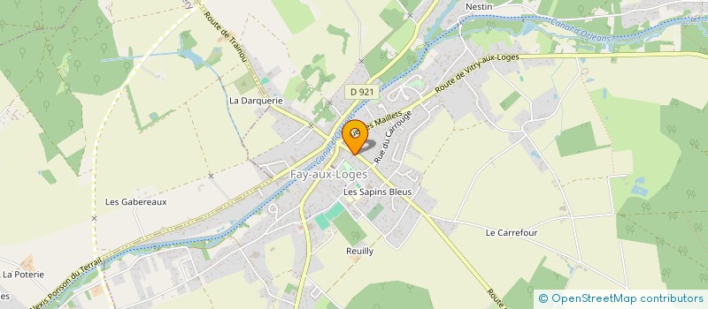 localisation de l'entreprise BROHAN COUVERTURE ZINGUERIE  FAY-AUX-LOGES