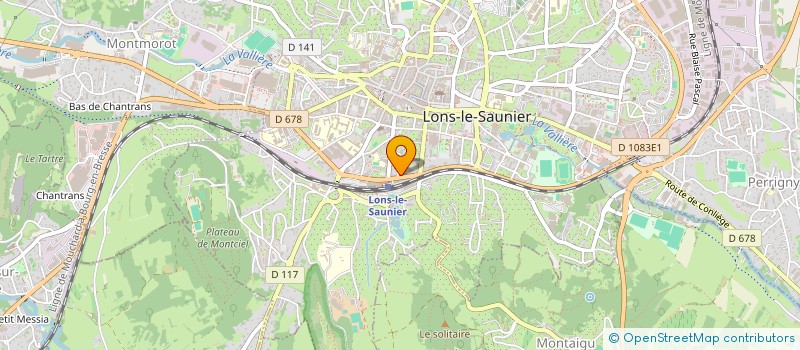 localisation de l'entreprise BROISSIAT DEQUEKER à LONS-LE-SAUNIER