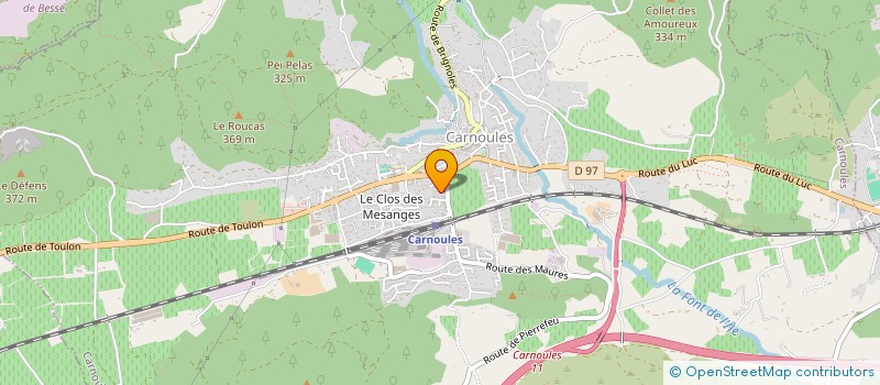 localisation de l'entreprise BROKA'IMMO  CARNOULES