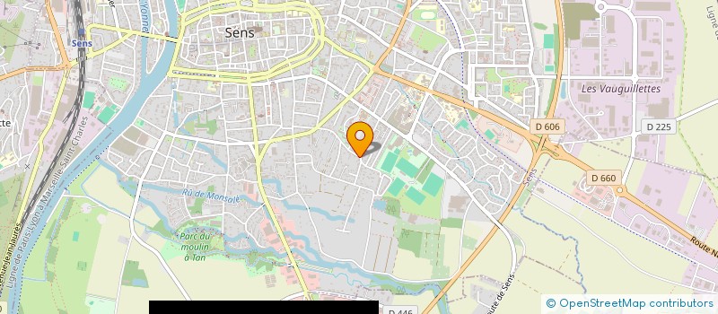 localisation de l'entreprise BROKAR  SENS