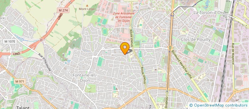 localisation de l'entreprise BROKER AUDIOLOGIE à FONTAINE-LES-DIJON