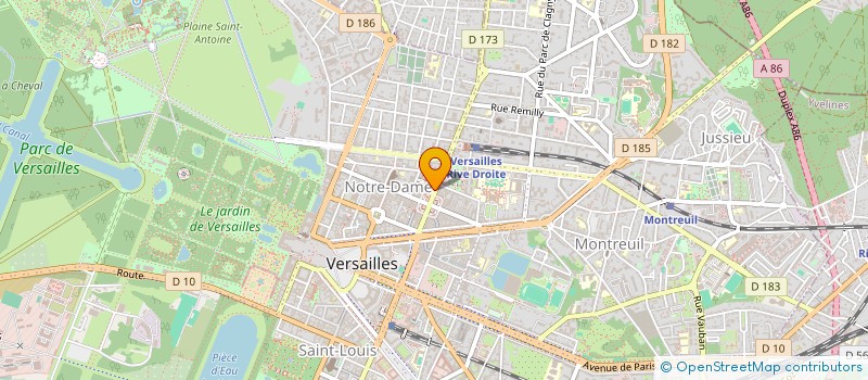 localisation de l'entreprise BROKER 'S GOVERNOR INTERNATIONAL à VERSAILLES