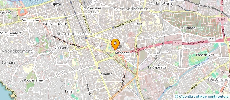 localisation de l'entreprise BROKERAGE SERVICE AND CIE à MARSEILLE