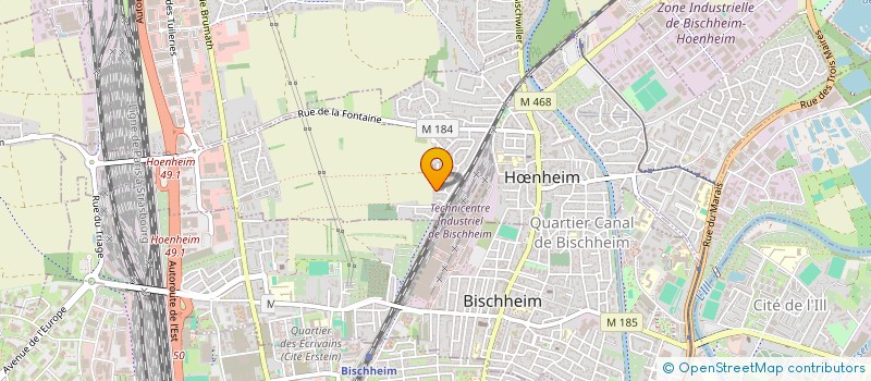 localisation de l'entreprise BROKESTAR  HNHEIM