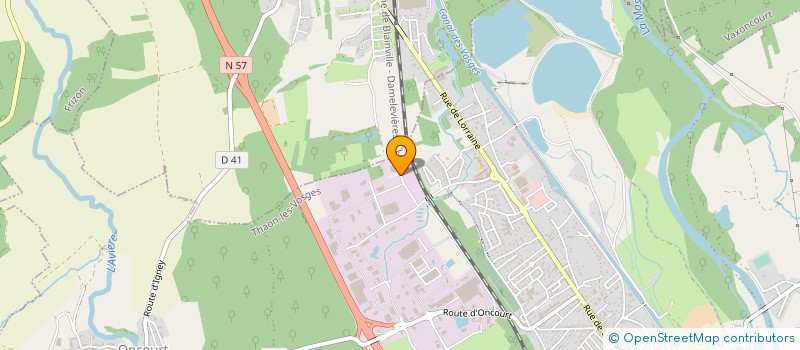 localisation de l'entreprise BROKK FRANCE  THAON-LES-VOSGES