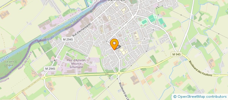 localisation de l'entreprise BROL à COMINES