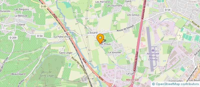 localisation de l'entreprise BROMOBILE  CHARNAY-LES-MACON