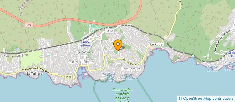 localisation de l'entreprise BROMONT  CARRY-LE-ROUET