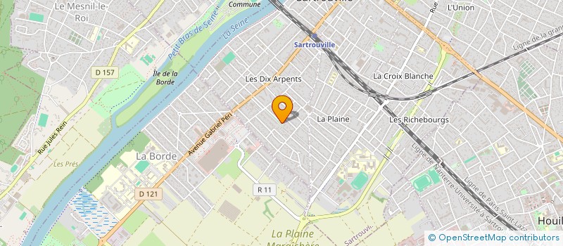 localisation de l'entreprise BROMY à SARTROUVILLE