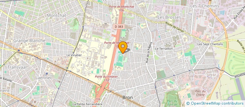localisation de l'entreprise BRON AQUAFORME à BRON