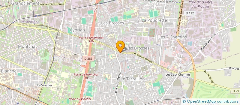 localisation de l'entreprise BRON CITY  BRON