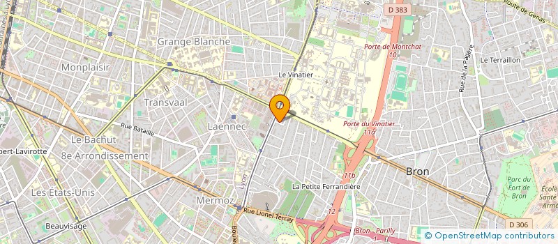 localisation de l'entreprise BRON EN FETE à BRON