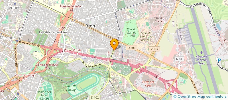localisation de l'entreprise BRON FRAIS à BRON