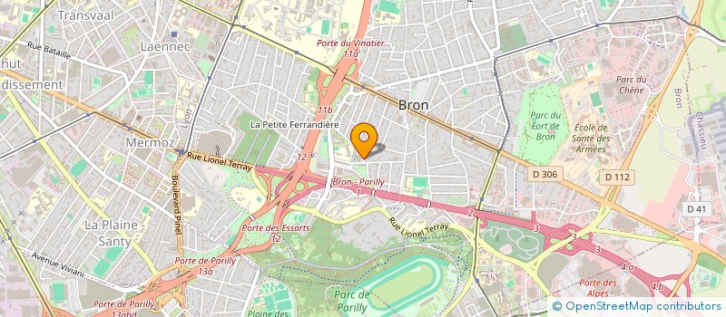 localisation de l'entreprise BRON PIZZA à BRON