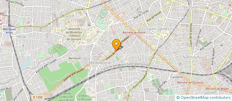 localisation de l'entreprise BRONCHAL AUTOMOBILE à BORDEAUX
