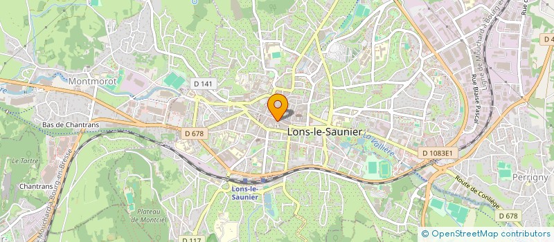 localisation de l'entreprise BRONCHOFOR  LONS-LE-SAUNIER
