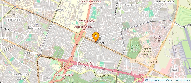 localisation de l'entreprise BRONDILLANTE DE TRAVAUX à BRON