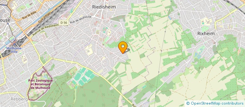 localisation de l'entreprise BRONNER  RIEDISHEIM