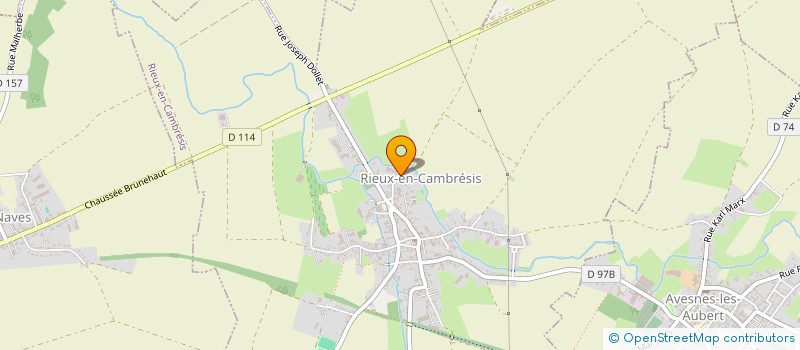 localisation de l'entreprise BRONNIART YVES ET ANITA  RIEUX-EN-CAMBRESIS