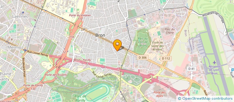 localisation de l'entreprise BRONXTET à BRON