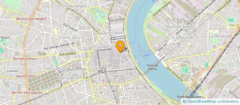 localisation de l'entreprise BRONZ ET ZEN à BORDEAUX
