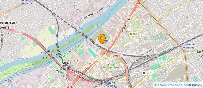 localisation de l'entreprise BRONZAVIA AERONAUTIQUE EXPLOITATION à NANTERRE