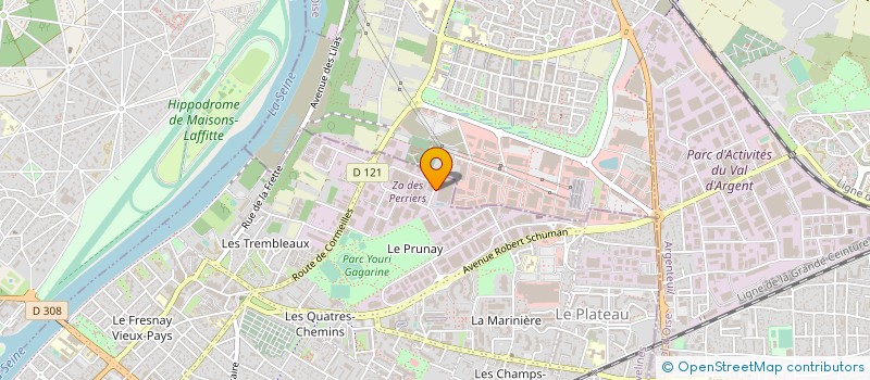 localisation de l'entreprise BRONZAVIA INDUSTRIE à SARTROUVILLE
