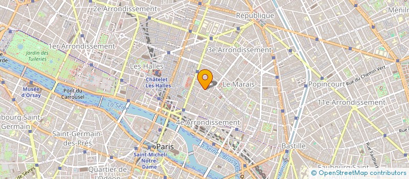 localisation de l'entreprise BRONZE&CRYSTAL ART STUDIO SARL à PARIS