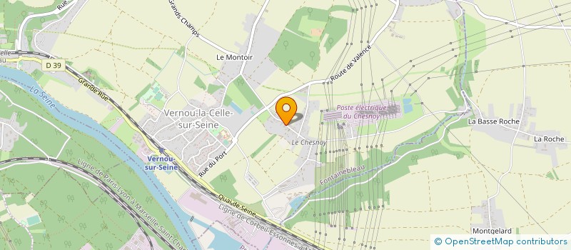 localisation de l'entreprise BRONZE D'ART DE PRESTIGE DE FRANCE à VERNOU-LA-CELLE-SUR-SEINE