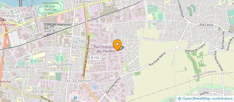 localisation de l'entreprise BRONZE D ART FRANCAIS  DECINES-CHARPIEU