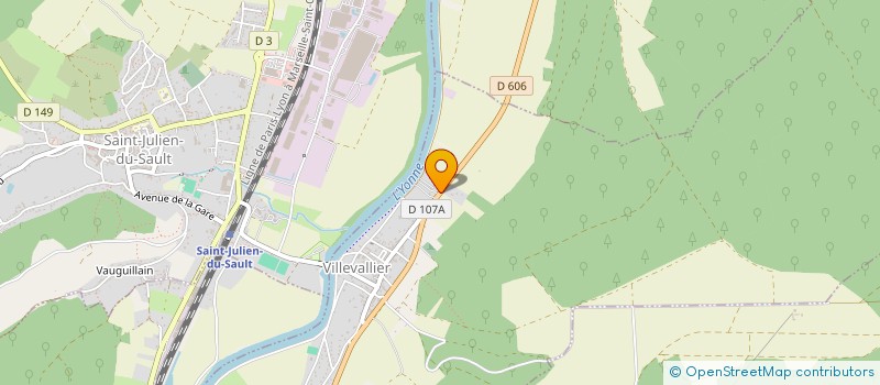 localisation de l'entreprise BRONZE ET STYLE à VILLEVALLIER