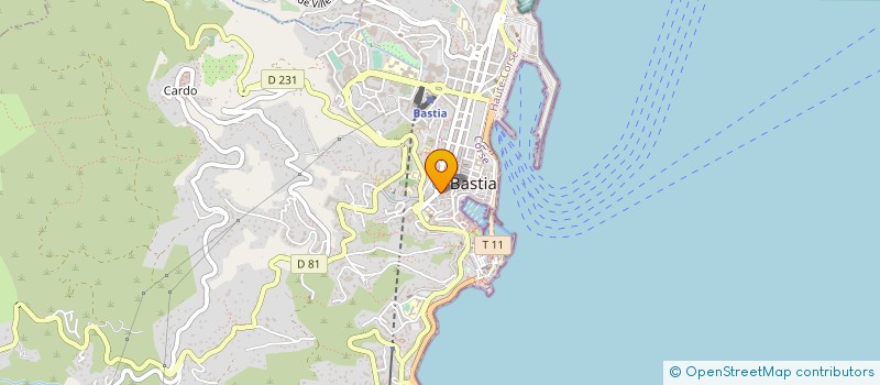 localisation de l'entreprise BRONZINI DE CARAFFA AVOCAT à BASTIA