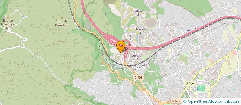 localisation de l'entreprise BRONZO T.P.  LA CIOTAT
