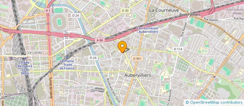 localisation de l'entreprise BROOCLEAN'S CAR à AUBERVILLIERS